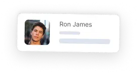 Automated hiring workflow card