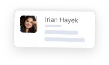Smart talent sourcing feature card